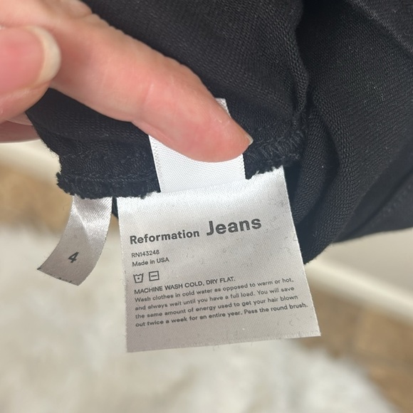 Reformation Black Mini Dress - Picture 12 of 14